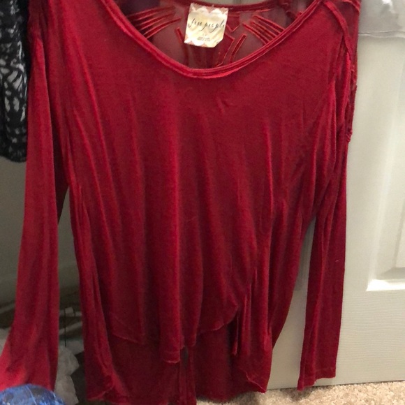 Free people red top - Picture 1 of 4
